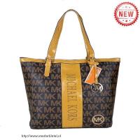 michael kors jet set logo groot koffie bakken Stijl Populaire vwz94736